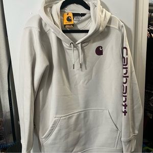 NWT Cream Carhartt Women’s Sweatshirt Hoodie 2X